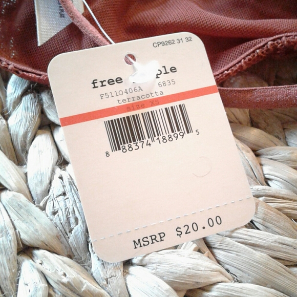 NWT Free People Essentials Lace Bandeau - Picture 6 of 7